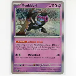 Pokemon TCG Munkidori 095/167 Sv06: Twilight Masquerade Holo Card EN-NM 2024 - Image 1
