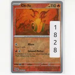 Pokemon TCG Chi-Yu 039/167 SV: Twilight Masquerade Reverse Holo Card EN-NM 2024 - Image 3