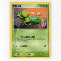 Pokemon TCG Treecko 67/100 EX Crystal Guardians Regular Common Card EN-LP 2006 - Image 1