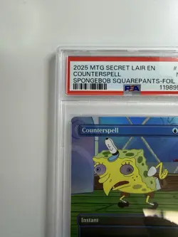 2025 MTG Secret Lair SpongeBob Counterspell #1933 Foil Trading Card Game TCG - Image 2