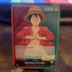 OP01-003 Monkey.D.Luffy Leader One Piece TCG Card - Image 1
