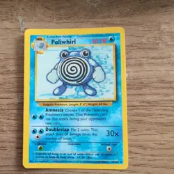 Poliwhirl 38/102 Uncommon Pokemon Card Base Set WOTC - Image 1