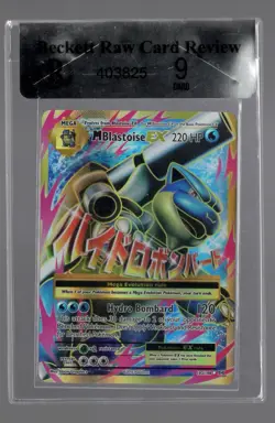 BGS 9 M Blastoise ex 102/108 FA XY Evolutions 2016 MINT Graded Pokemon Card TCG - Image 1