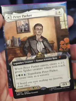 NYCC 2025 exclusive MTG Peter Parker Amazing Spider-man MARVEL COMIC & CARD - Image 3