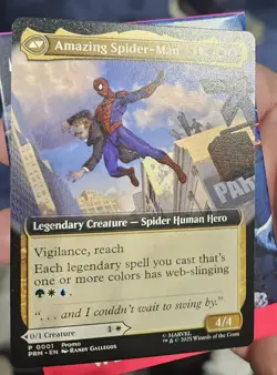 NYCC 2025 exclusive MTG Peter Parker Amazing Spider-man MARVEL COMIC & CARD - Image 4
