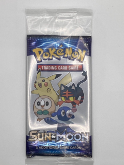 Pokemon - 3 Card Booster Pack - General Mills Cereal Promo - Sun & Moon - Sealed - Image 1