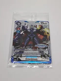 Digimon Omnimon Evolution Cup Prize Card - BT1-084 - Sealed - English - Image 2