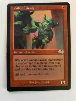 Goblin Lackey Urza's Saga Regular Magic the Gathering MTG Card - Image 1