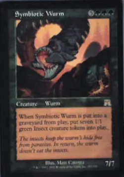 Symbiotic Wurm - Onslaught: #289, Magic: The Gathering Lp R210 - Image 1