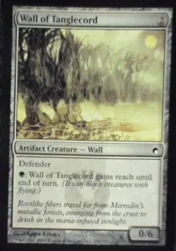 Wall of Tanglecord - Scars of Mirrodin: #222, Magic: The Gathering Lp R209 - Image 1