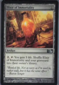 Elixir of Immortality - Magic 2011 (M11): #206, Magic: The Gathering Nm R208 - Image 1
