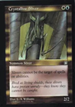 Crystalline Sliver - Stronghold: #127, Magic: The Gathering Nm R208 - Image 1