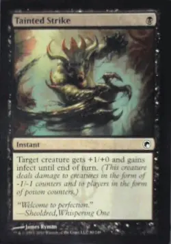 Tainted Strike - Scars of Mirrodin: #80, Magic: The Gathering Nm R208 - Image 1