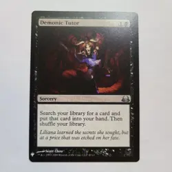 Magic the Gathering - Demonic Tutor - The List Reprints - NM - Image 1