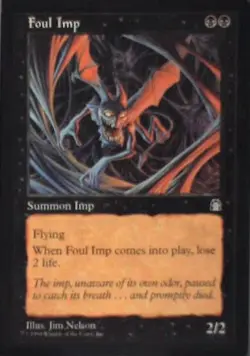 Foul Imp - Stronghold: #59, Magic: The Gathering Nm R204 - Image 1