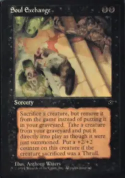 Soul Exchange - Fallen Empires: #43, Magic: The Gathering Nm R204 - Image 1