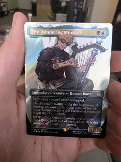 The Wandering Minstrel (Borderless) (Surge Foil) Final Fantasy Foil 0548 English - Image 2