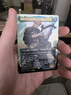 The Wandering Minstrel (Borderless) (Surge Foil) Final Fantasy Foil 0548 English - Image 3