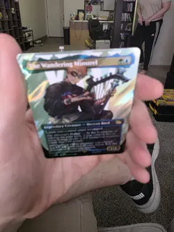 The Wandering Minstrel (Borderless) (Surge Foil) Final Fantasy Foil 0548 English - Image 4