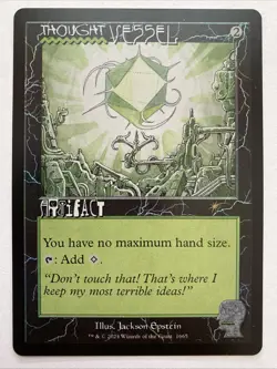 Thought Vessel Retro FOIL Secret Lair MTG LP Brain Dead (1665) Artifact - Image 1
