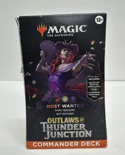 Magic the gathering outlawsof thunder junction commander deck-Most Wanted - Image 1