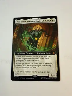 1x FOIL EXTENDED Anti-Venom, Horrifying Healer, NM, SPM, Magic Gathering, MtG - Image 1