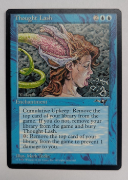 Magic Mtg Alliances Thought Lash near mint - Image 1