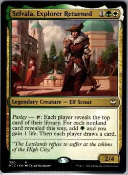 Selvala, Explorer Returned [Bloomburrow Commander] Magic MTG LP-NM - Image 1