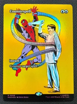 MTG Spider-Man Counterspell (Borderless) Marvel Universe Eternal Legal Foil - Image 1