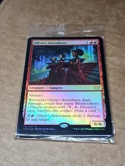 Olivia's Attendants FOIL (Sealed) x1 MTG ENGLISH Rare - Check My Store! - Image 2