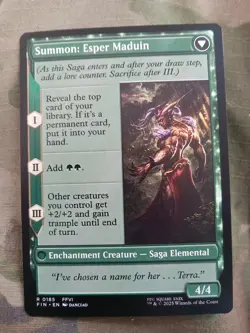 ESPER ORIGINS SUMMON: ESPER MADUIN mtg NM-M Final Fantasy PACK FRESH - Image 2