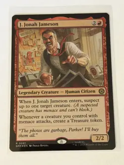 J. Jonah Jameson Marvel's Spider-Man Foil 81 - Image 1