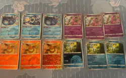 Pokemon TCG Pokeball Eevee Evolution (12 card set) Gem Pack Vol. 2 Chinese - Image 1