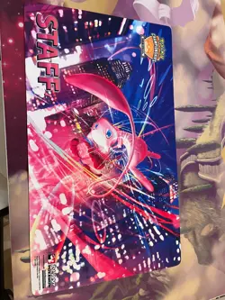 Pokemon - Mew Regional 2022 Playmat - Staff - Super Rare - Image 1