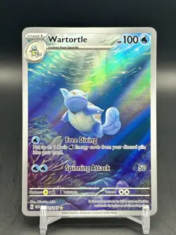 2023 Pokemon Squirtle, Wartortle, & Blastoise EX Scarlet & Violet 151 IR/SIR Set - Image 5