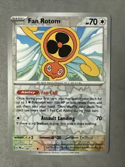 Pokemon TCG * SV Prismatic Evolutions * 85/131 Fan Rotom REVERSE HOLO * FRESH PK - Image 1