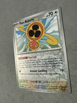 Pokemon TCG * SV Prismatic Evolutions * 85/131 Fan Rotom REVERSE HOLO * FRESH PK - Image 2