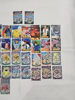 Pokemon 38 Topps & Chrome - Vileplume & Ash Ketchum - Ungraded C28 - Image 3