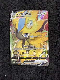Pokemon Zeraora VMAX GG42/GG70 Crown Zenith: Galarian Gallery Holo - Image 1