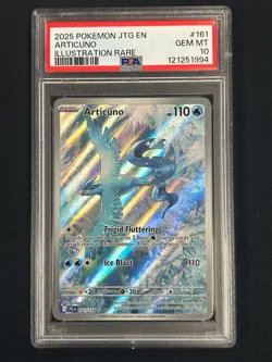 Pokemon TCG Articuno IR 161/159 - PSA 10 - Journey Together - Image 1