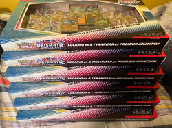 Pokemon Lucario Ex Tyranitar Ex Premium Collection Prismatic Evolution Lot of 6 - Image 1