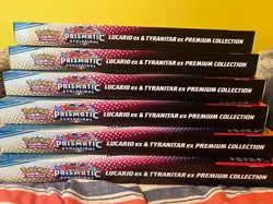 Pokemon Lucario Ex Tyranitar Ex Premium Collection Prismatic Evolution Lot of 6 - Image 4