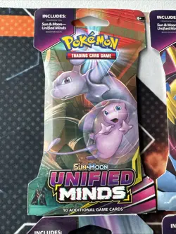 Pokemon Sun & Moon Unified Minds Sleeved Booster Packs Complete Art Set of 4 - Image 2