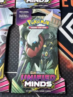 Pokemon Sun & Moon Unified Minds Sleeved Booster Packs Complete Art Set of 4 - Image 4