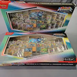 Pokemon TCG Scarlet And Violet Prismatic Evolutions Set Of Two New In Box - Image 1