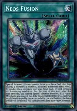 Neos Fusion 1st Ed Prismatic Secret MP20-EN027 Yu-Gi-Oh! - Image 1