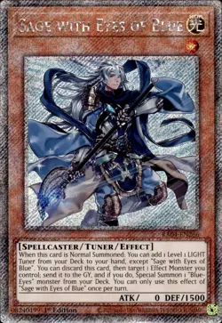 Sage With Eyes Of Blue - Platinum Secret Rare 1st Ed. RA04-EN266 - NM - YuGiOh - Image 1