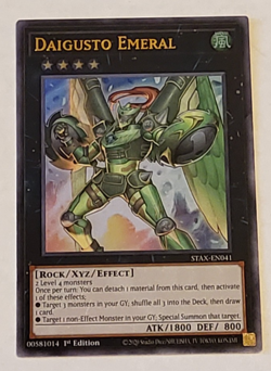 Yu-Gi-Oh Daigusto Emeral 1st Edition Ultra Rare STAX-EN041 - Image 1