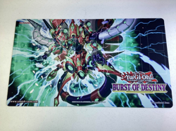 YuGiOh - Burst of Destiny Playmat - Sneak Peek - Official - Excellent Condition - Image 1