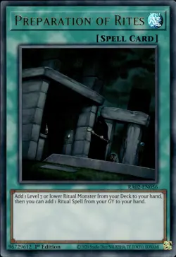 Preparation Of Rites - Ultra Rare 1st Edition RA02-EN056 - NM - YuGiOh - Image 1